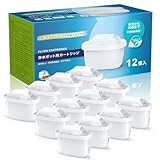 カートリッジ ブリタカートリッジ互換品 マクストラプロ カートリッジ 交換用フィルター 浄水ポットカートリッジ ブリタ浄水器用 フィルターカートリッジ 高除去 日本仕様 12個セット