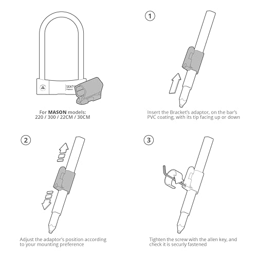 Seatylock Mason Sold Secure Diamond U-Lock