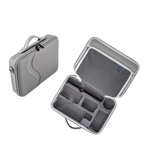 Image of yantralay Carrying Case for D JI Os mo Action 5 /5 Pro / 4 /3 | Large Storage Protective Bag with Custom Compartments | PU Hard Shell Travel Case with Strap | Os mo Action 5 Accessories