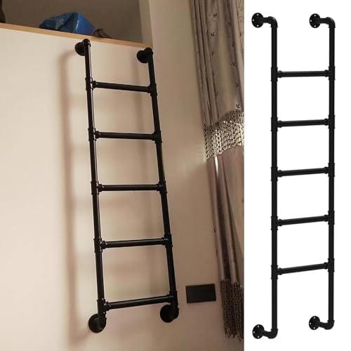 Échelle murale en métal pour loft et sous-sol disponible en hauteurs de 1,2m à 2,4m