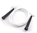 BuyJumpRopes Boxers Jump Rope, Black/White