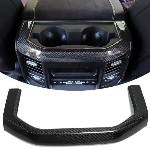 Marco de Portavasos Trasero Fibra de Carbono Jogon para Dodge Ram TRX miniatura 1