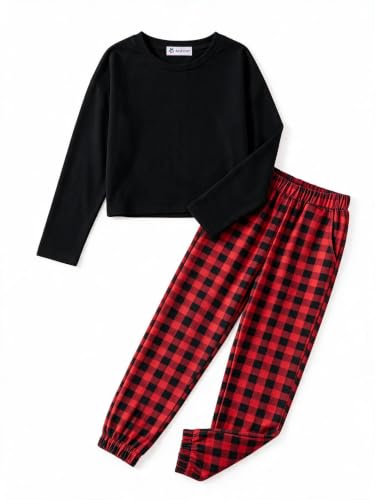 Image of Arshiner Girls 2 Piece Outfits Kids Trendy Tie Dye Sweatsuits Sets