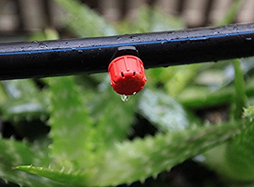 Penta Angel 50/100/200 Pcs Adjustable Irrigation Sprinklers Watering Drippers Sprinklers Emitter Drip System On 1/4" Barb (100) #TOP5