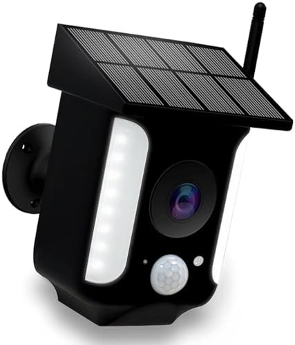 2K Camara Vigilancia WiFi Exterior Solar, Camaras de Vigilancia E...