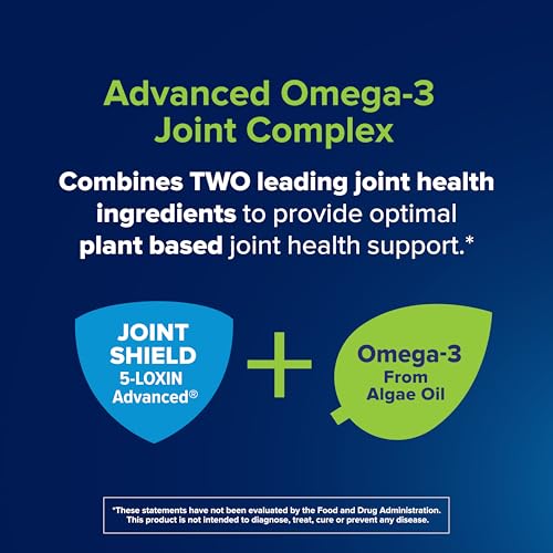 Image of Osteo Bi-Flex Advanced Omega-3 Joint Complex Algae Oil Supplement, 80 Ct