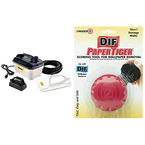 Wagner Spraytech 2439019 725 Wallpaper Steamer, Steam Cleaner For Easy Wallpaper Removal, 2 Steam Plates Included & Rust-Oleum 02966 1Head Wlpr Remover Tool #TOP20