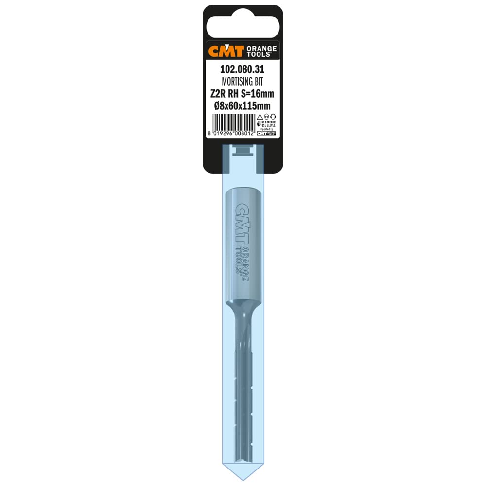 CMT Orange Tools 102.080.31 - Broca cortes rectos con rompevirutas kss d 8 z2 s 16x50 dx