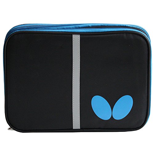 Table Tennis Bag Waterproof Paddle Case with Two Front Pockets