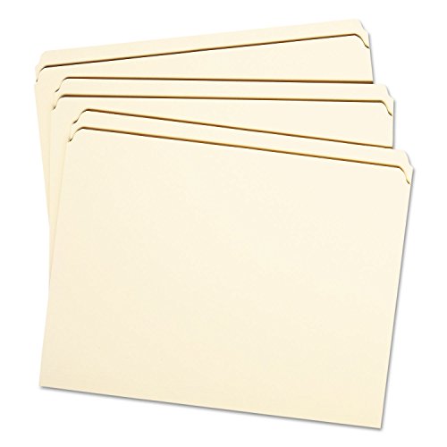 Smead File Folder, Reinforced Straight-Cut Tab (Not Undercut), Letter Size, Manila, 100 per Box (10310) by SMEAD - Image 2