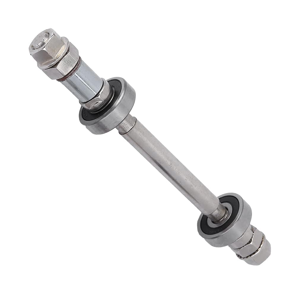 Bicycle Rear Wheel Axle Assembly with Sealed Bearings, Steel Construction, Universal Fit-picture-30