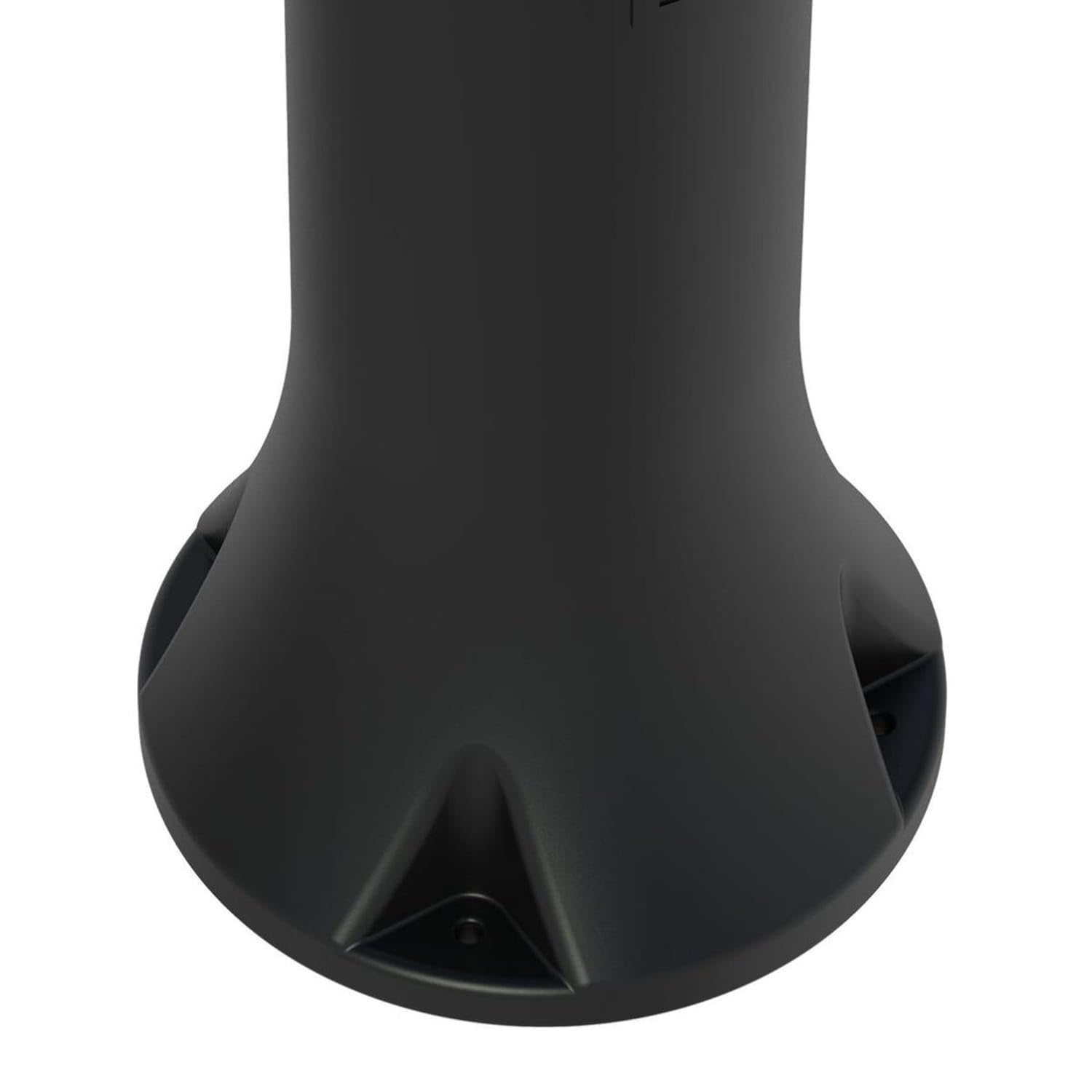 Sined Tritone Fontanella da Giardino in Hdpe con Predisposizione per Attacchi Rapidi Nera Altezza 100 Cm Realizzata in Hdpe