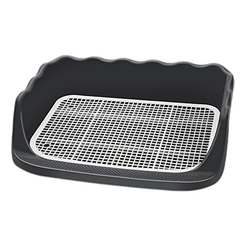 犬用トイレ トイレ砂受け トレーニング 四方に保護壁付き 黒なし