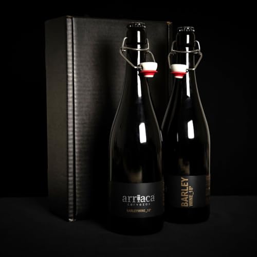 Cerveza artesana ARRIACA BARLEYWINE Pack Regalo Premium (Estuche 2x75cl)