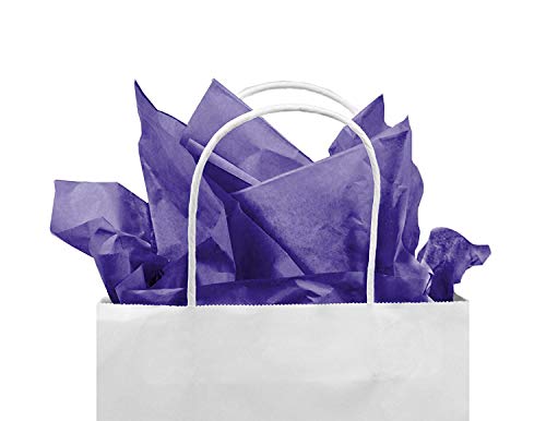 Gift Tissue Paper Bulk - 60-Sheet Purple Gift Wrapping Tissue Paper, 20 x 20 Inches, Gift Bag Tissue Paper Gift Wrap, Premium Quality Tissue Paper, Paper Craft Supplies (Purple, 60 CT)