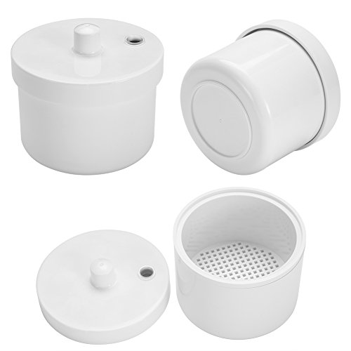 Nail Fräser Desinfektion Box, Cimenn Desinfektion Runde Box Sterilisator Topf Clean Jar für Nagelkunst Metall Werkzeuge Maniküre Zubehör