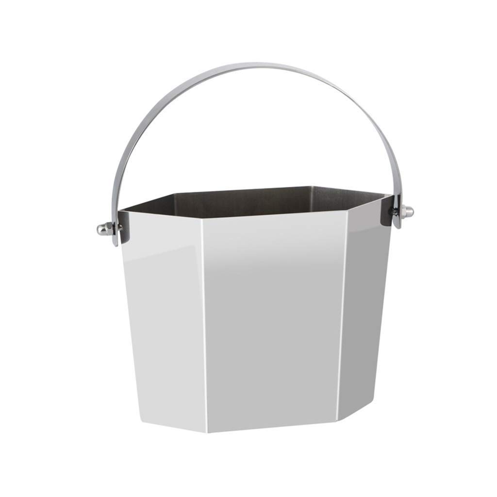 Cubo de hielo aislado de doble pared con tapa para conservar el frío sin condensación exterior