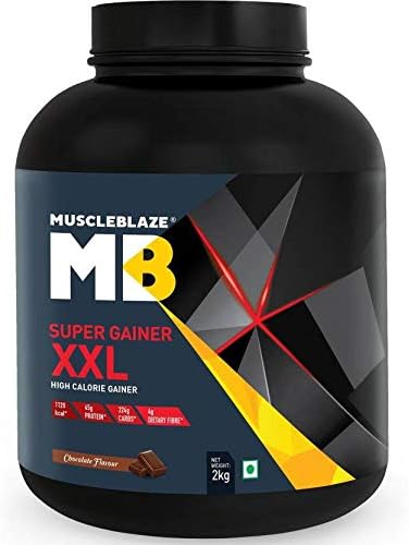 Amazon Com Muscleblaze Super Gainer Xxl 4 4 Lb Chocolate Health Household