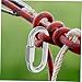 GANAZONO 10Pcs Heavy Duty Stainless Steel Quick Link Connectors D Shape Locking Carabiner for Industrial and DIY Use for Camping Outdoor Equipment and Chain Connection