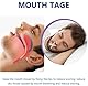 Mundpflaster Schlafen, 120 Stück Premium Mouth Tape for Sleeping, Anti Schnarch Schlafpflaster und Mund Tape, Hilft Gegen Schnarchen und Developing the Habit of Nasal Breathing