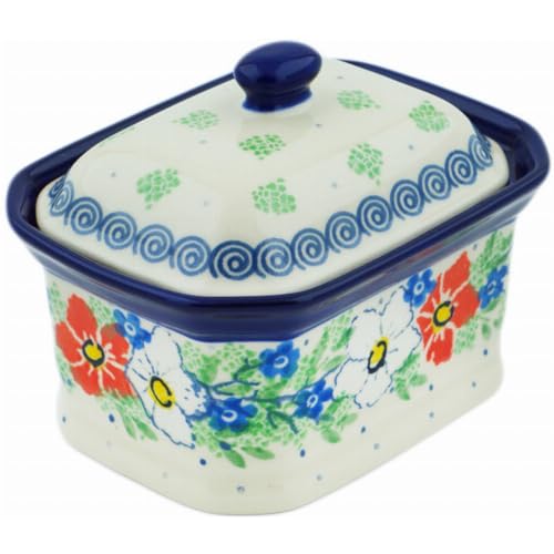 Authentic Polish Pottery Mini Cake Box 4