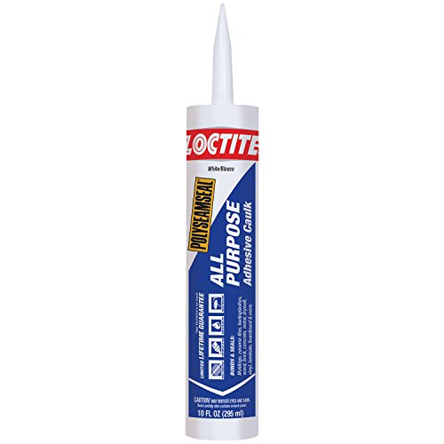 Loctite Polyseamseal White All Purpose Sealant, 10-Fluid Ounce Cartridge, 12-Pack (2154751-12)