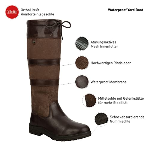 Bottes en cuir étanches pour pieds fatigués à l'écurie Derry - 6