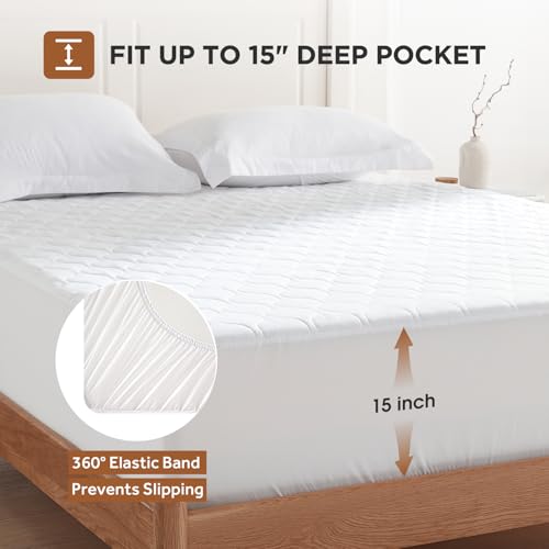 image for Warmrest Heated Mattress Pad Twin - Bed Warmer with Memory & Preheat F