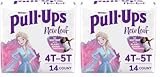 Pull-Ups New Leaf Girls' Disney Frozen Potty Training Pants, 4T-5T (38-50 lbs), 14 Ct (Pack of 2)
