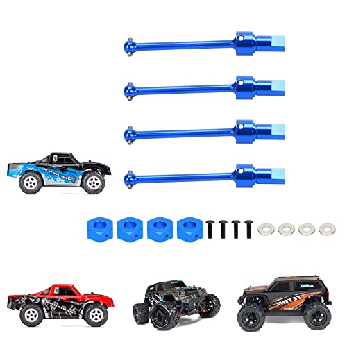 Arbre de transmission Traxxas LaTrax Teton 1/18 RCAWD cardans alu bleu 7650