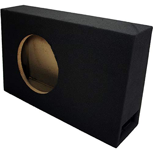 Single 10" Subwoofer Standard Cab Truck Ported Stereo Sub Box Enclosure