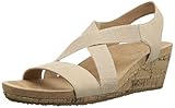 LifeStride womens Mexico Wedge Sandal, Bone, 7.5 US