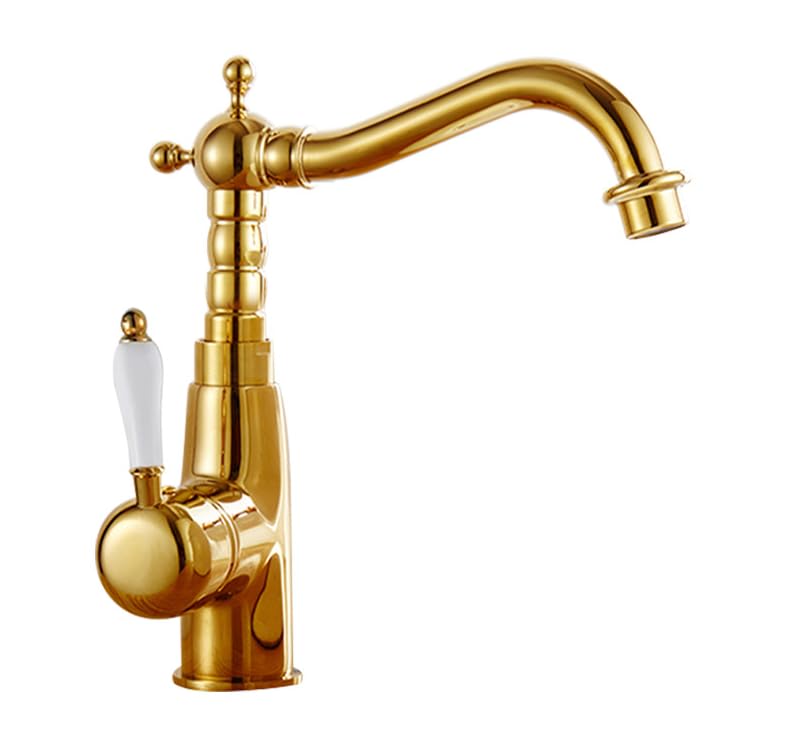 Robinet de lavabo de comptoir de salle de bains moderne ISCBAFYX