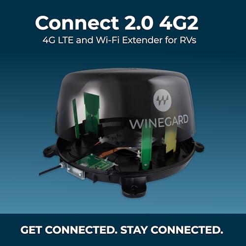 Image of Winegard 434719 Connect 2.0 4G2 (WF2-435) 4G LTE and Wi-Fi Extender for RVs