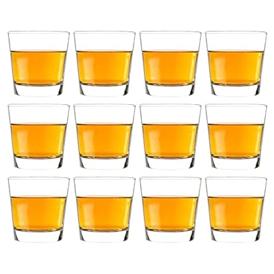 Vikko 3.5 Ounce Shot Glasses, Set of 12 Small Liquor and Spirit Glasses, Durable Tequila Bar Glasses For Alcohol and Espresso Shots, 12 Piece Large Shooter Glass Set (Traditional)