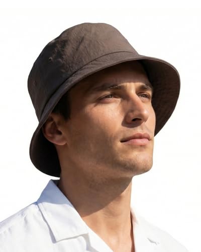 Image of XXL XL L Bucket Hat For Big Heads,M S Quick-Dry Travel Sun Hat With Chin Strap,Lightweight Summer Fisherman Hat Packable