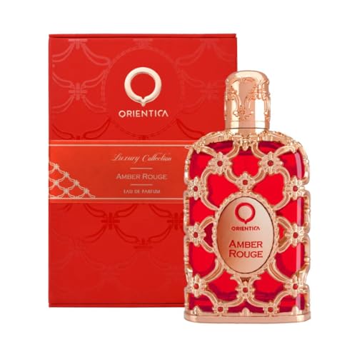 Orientica Amber Rouge 80ml Eau de Parfum Spray | Luxurious Unisex Fragrance with Amber and Seaweed