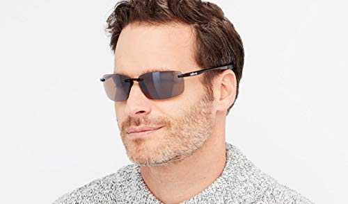 image for Revo Descend N: Polarized Filters UV, Rimless Rectangle Rectangular Su