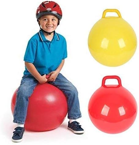 Styxon Kids Gym,Sport & Outdoor Space Hopper Ball Bouncing Inflatable Sit and Bounce Hop Ball 2 to 6 Year, Rubber - (Multi-Color - (Pcs-1)