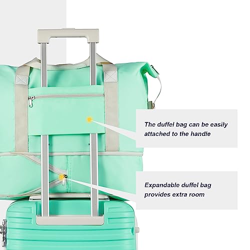 Image of Joyway Carry On Luggage 20 Inch Expandable Suitcase with Spinner Wheel, 3 Piece Hard Shell Luggage Set with TSA Lock