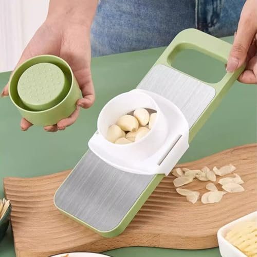 Cortadora de verduras con 6 cuchillas y protección manual miniatura 5