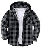 Matériau : cette chemise à capuche en flanelle pour homme est confectionnée en polyester, une matière douce, confortable, légère et respirante qui offre un confort optimal. Son motif à carreaux classique convient à toutes les occasions.