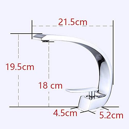 Robinet mitigeur de lavabo design monotrou pour moderniser votre espace bain