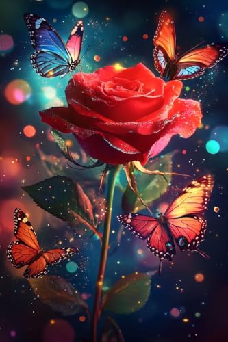 Peinture diamant 5D fleurs pour chasser le stress et embellir un salon