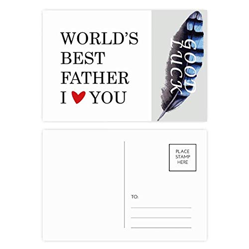 Tarjetas Love You Best para el Día del Padre, postales de agradecimiento