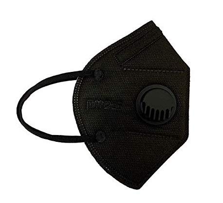 Karki Fusion PM2.5 N95 Anti - Pollution Mask with Activated Carbon Filter (Pack of 1)-White or Black (Freesize)