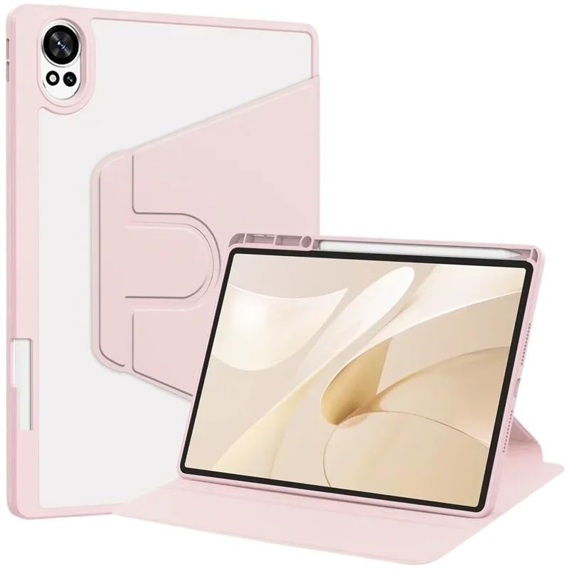 Étui Huawei MatePad Air 12" 2024 rotatif : fini les reflets sur l'écran rose