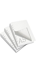 Navulvellen A6-180 stuks Navulvellen To Do List Paper A6 9,5 x 17,2 cm