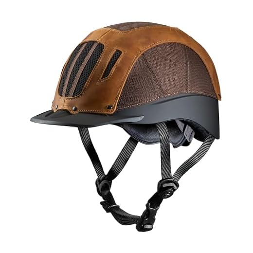 Troxel Sierra Helmet, Brown, Medium