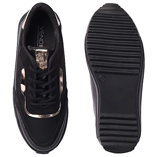 Image of Vendoz Women Casual Blue Shoes